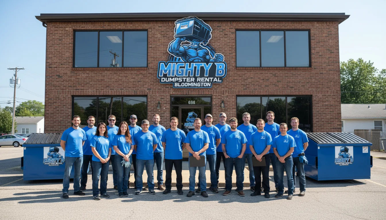 Mighty B Dumpster Rental Bloomington Team